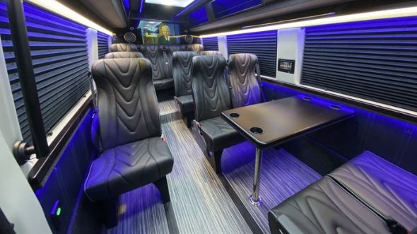 18 passenger sprinter van interior aurora