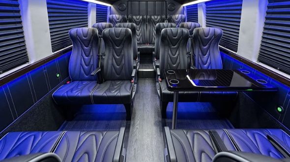 20 passenger sprinter van interior aurora
