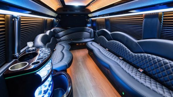 aurora sprinter limousine interior