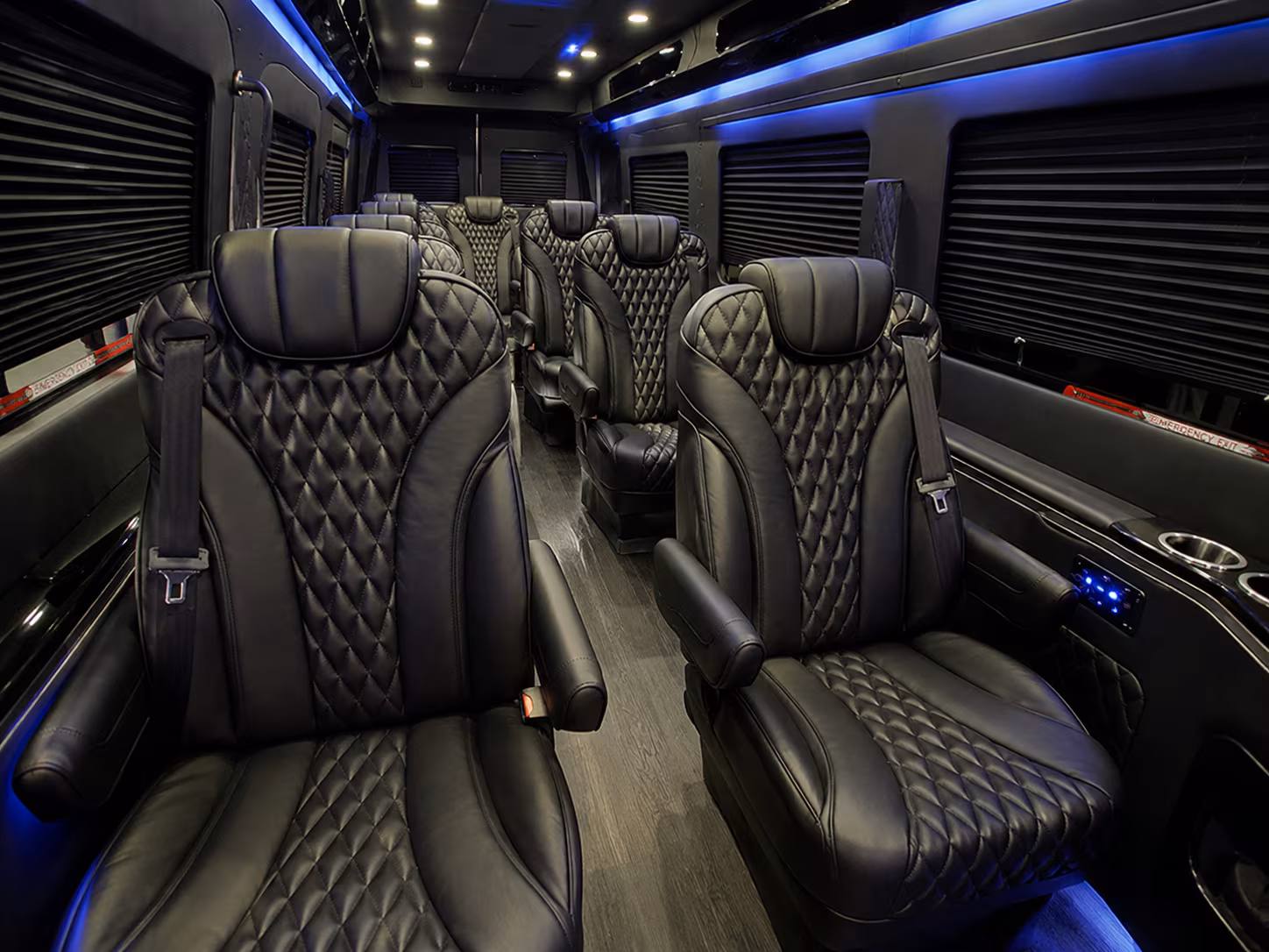 18 passenger sprinter van inside