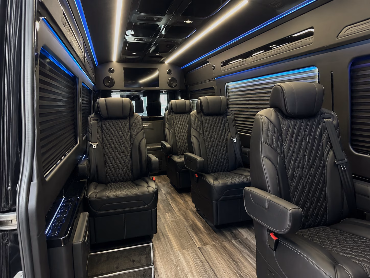 aurora 10 passenger sprinter van interior