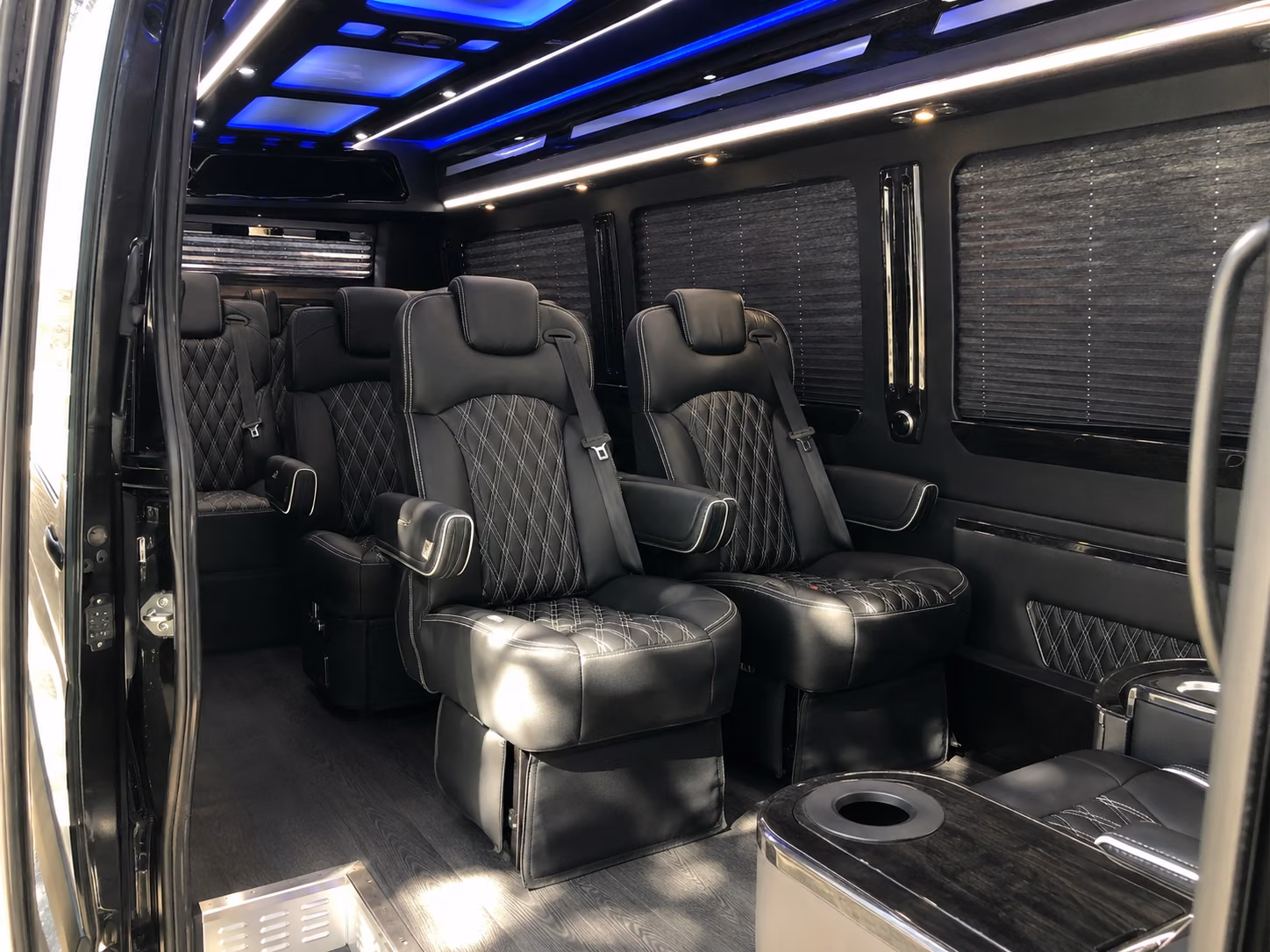 aurora 15 passenger sprinter van inside