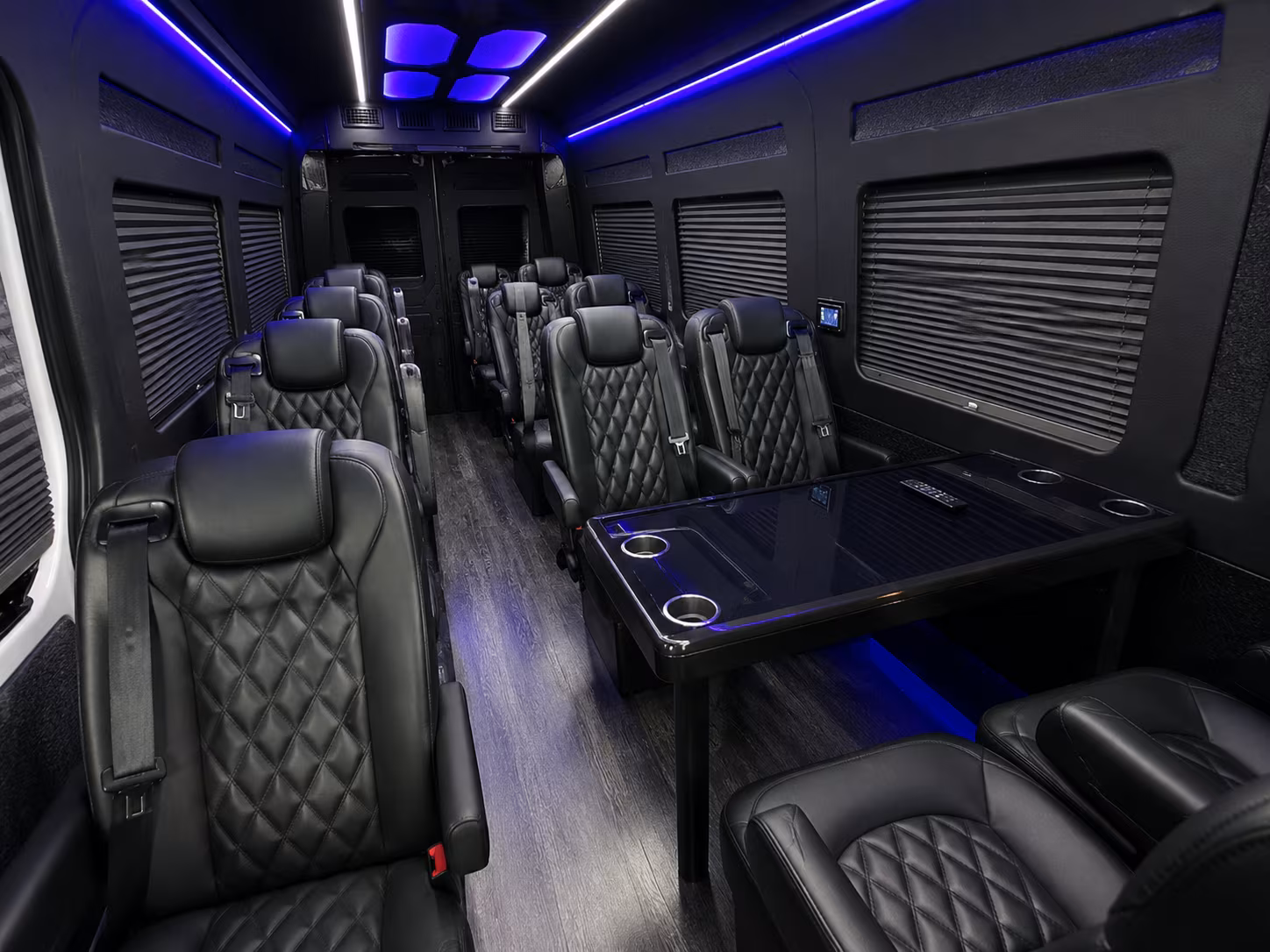 aurora 15 passenger sprinter van interior