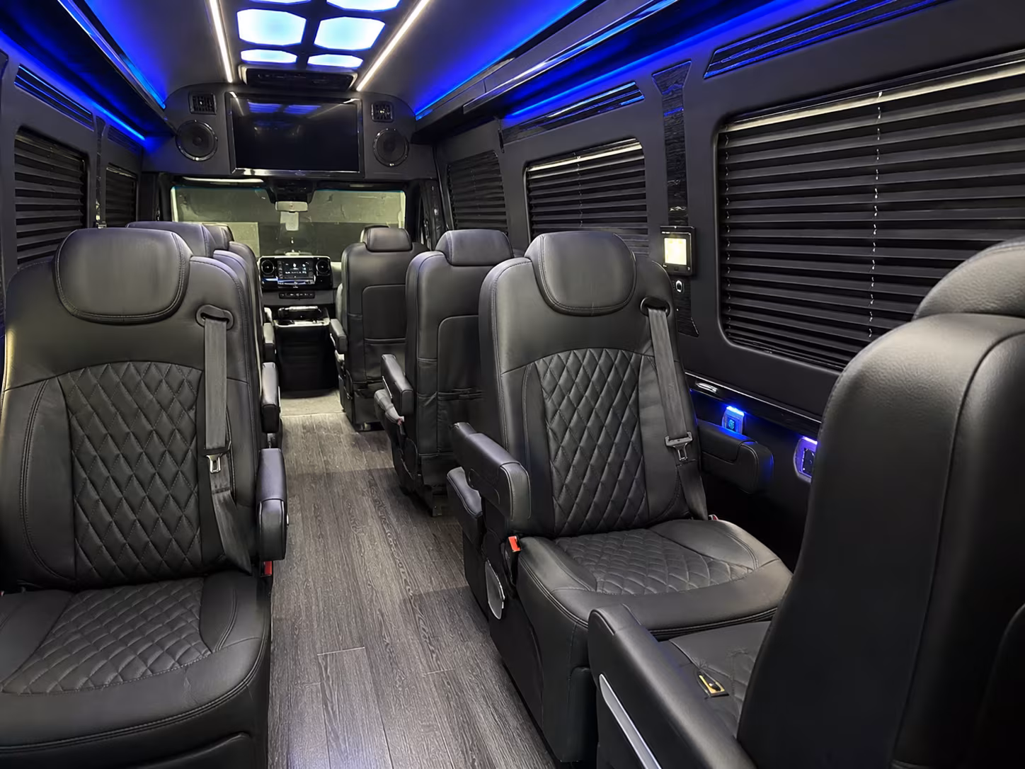 aurora 20 passenger sprinter van interior