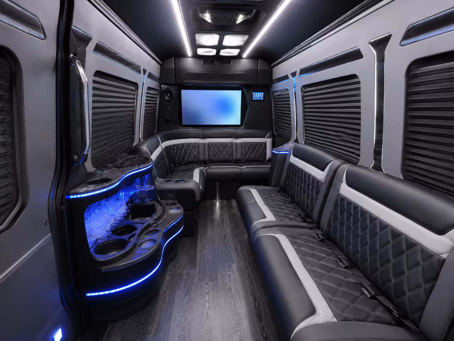 aurora sprinter limousine interior