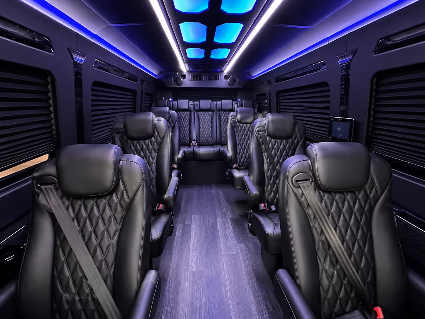 shift change and any hour employee sprinter van transportation in aurora colorado