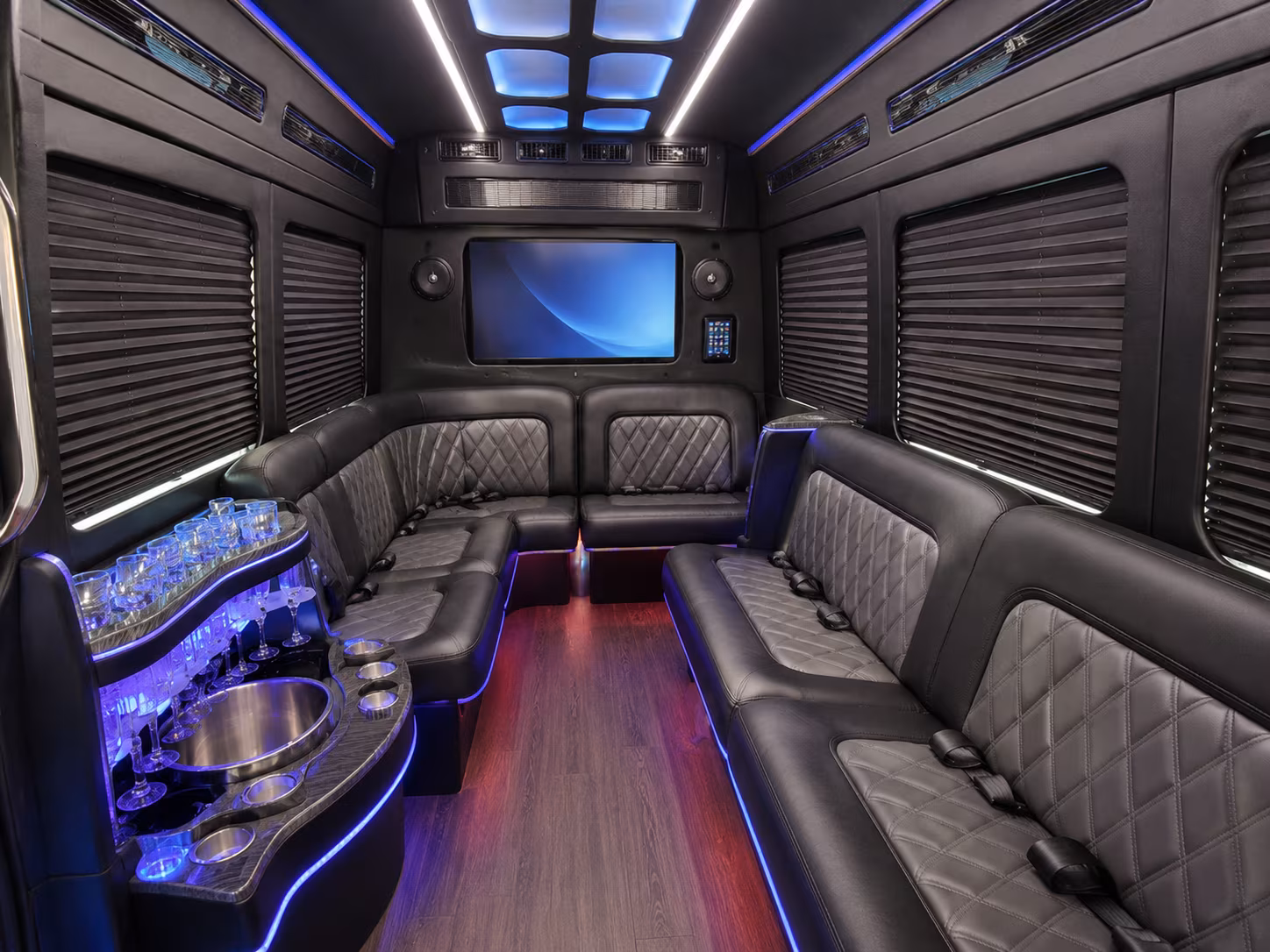 warehouse distribution center and industrial park sprinter van shuttles in aurora colorado